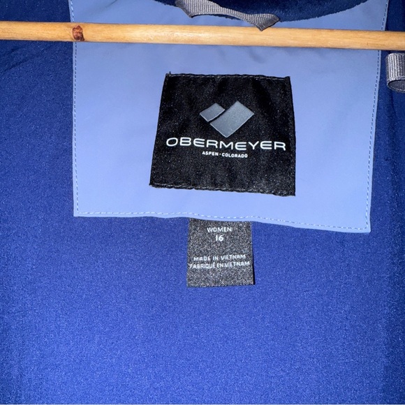 Obermeyer Women's Tuscany Elite Insulated Jacket size 16 XL with fur hood - Picture 9 of 14